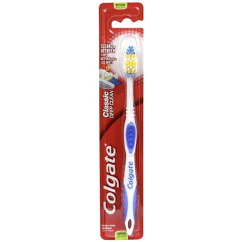 uroda Damskie Bien être / Santé Colgate Classic Deep Clean Toothbrush - Medium - Bleu Niebieski