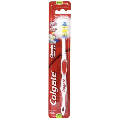 uroda Damskie Bien être / Santé Colgate Classic Deep Clean Toothbrush - Medium - Rouge Czerwony