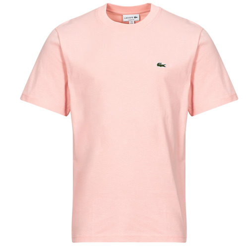 tekstylia Męskie T-shirty z krótkim rękawem Lacoste TH7318 Różowy