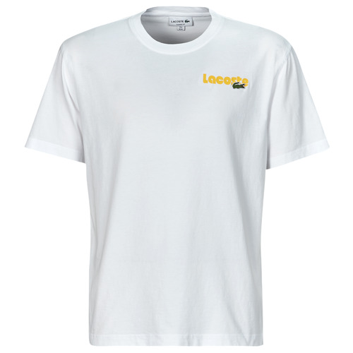 tekstylia Męskie T-shirty z krótkim rękawem Lacoste TH7544 Biały
