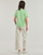 tekstylia Damskie T-shirty z krótkim rękawem Lacoste TF2594 Zielony / Biały