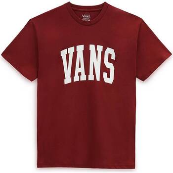 tekstylia Męskie Koszule z krótkim rękawem Vans VARSITY TYPE SS TEE Czerwony