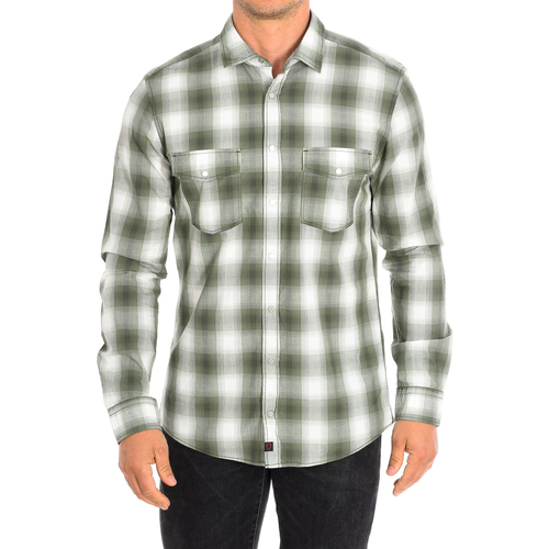 tekstylia Męskie Koszule z długim rękawem Strellson 10004718-325 Zielony