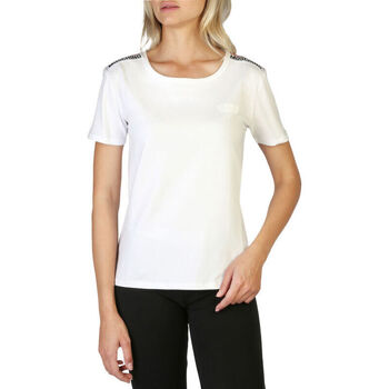 tekstylia Damskie T-shirty z krótkim rękawem Moschino - 1901-9003 Biały
