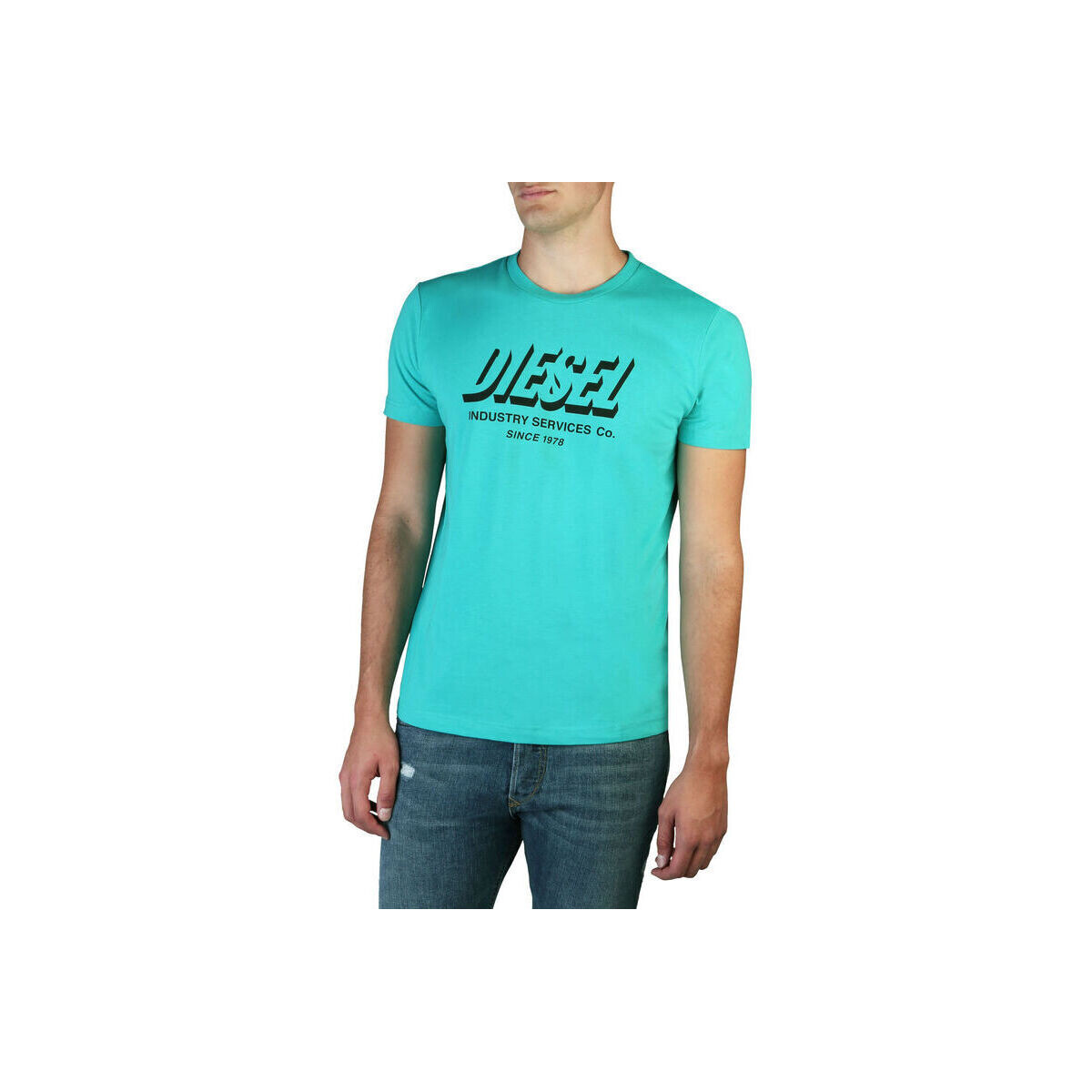tekstylia Męskie T-shirty z krótkim rękawem Diesel - t-diegos-a5_a01849_0gram Niebieski