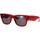 Zegarki & Biżuteria  okulary przeciwsłoneczne Ray-ban Occhiali da Sole  Mega Wayfarer RB0840S 6679B1 Czerwony