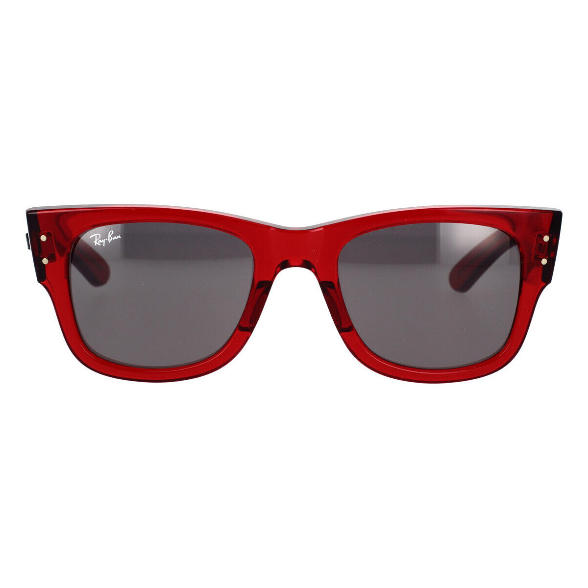 Zegarki & Biżuteria  okulary przeciwsłoneczne Ray-ban Occhiali da Sole  Mega Wayfarer RB0840S 6679B1 Czerwony