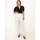 tekstylia Damskie Spodnie La Modeuse 67275_P156271 Biały