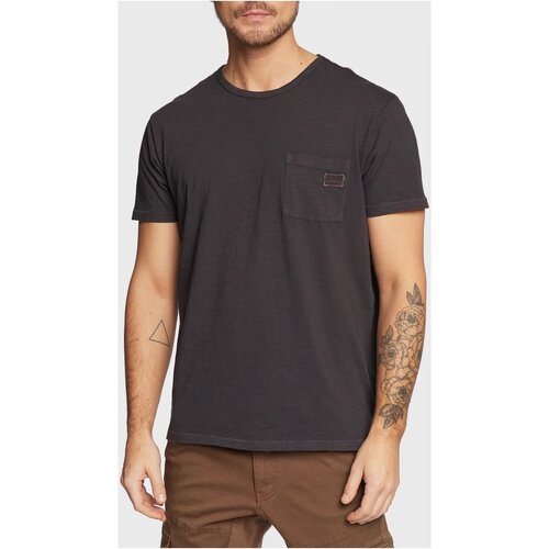tekstylia Męskie T-shirty z krótkim rękawem Guess M3RI30 KBL31 Czarny