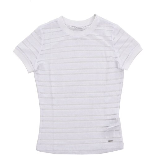 tekstylia Damskie T-shirty i Koszulki polo Guess W3YP27 KBUA0 Biały