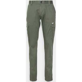 tekstylia Męskie Spodnie Tommy Jeans DM0DM14484 Zielony