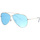 Zegarki & Biżuteria  okulary przeciwsłoneczne Ray-ban Occhiali da Sole  Reverse RBR0101S 003/GA Srebrny