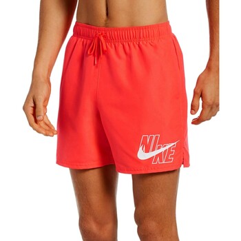 tekstylia Męskie Kostiumy / Szorty kąpielowe Nike BAADOR HOMBRE  SWIM LOGO LAP 5 NESSA566 Pomarańczowy