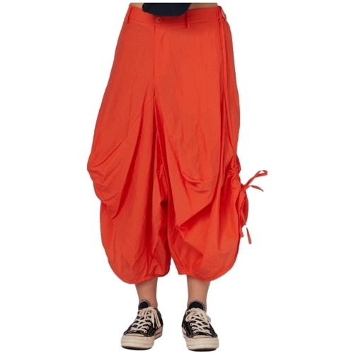 tekstylia Damskie Spodnie Wendy Trendy Pants 800075 - Orange Pomarańczowy