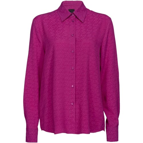 tekstylia Damskie Koszule Pinko 100121-A01P Fioletowy