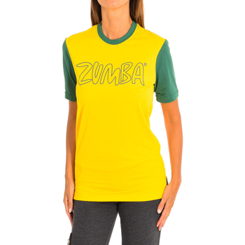 tekstylia Damskie T-shirty i Koszulki polo Zumba Z2T00147-AMARILLO Wielokolorowy