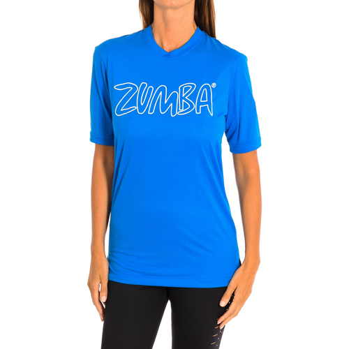 tekstylia Damskie T-shirty i Koszulki polo Zumba Z2T00153-AZUL Niebieski