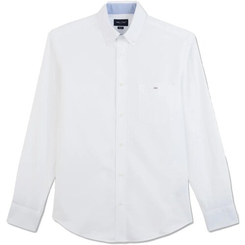 tekstylia Męskie Koszule z długim rękawem Eden Park PPSHICHE0020 Biały
