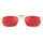 Zegarki & Biżuteria  okulary przeciwsłoneczne Prada Occhiali da Sole  Linea Rossa PS02YS AAI04U Biały