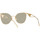 Zegarki & Biżuteria  okulary przeciwsłoneczne Prada Occhiali da Sole  PR50ZS ZVN04T Złoty
