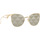 Zegarki & Biżuteria  okulary przeciwsłoneczne Prada Occhiali da Sole  PR50ZS ZVN04T Złoty