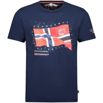 tekstylia Męskie T-shirty z krótkim rękawem Geographical Norway SX1285HGNO-NAVY Marine