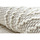 Dom Dywany Rugsx Dywan NANO EN14A Romby, pętelkowy, płasko tkany 200x290 cm Biały