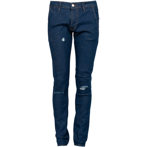 tekstylia Męskie Spodnie z pięcioma kieszeniami Guess X1RA16D4P37 Niebieski