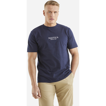 tekstylia Męskie Topy na ramiączkach / T-shirty bez rękawów Nautica Nevada Niebieski