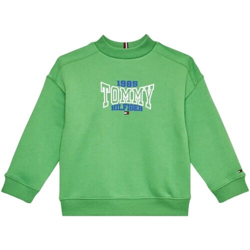 tekstylia Chłopiec Bluzy Tommy Hilfiger KB0KB08301 Zielony
