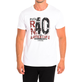 tekstylia Męskie T-shirty z krótkim rękawem La Martina RMR012-JS206-00001 Biały