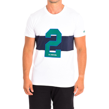 tekstylia Męskie T-shirty z krótkim rękawem La Martina RMR312-JS206-00001 Biały
