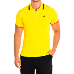 tekstylia Męskie Koszulki polo z krótkim rękawem La Martina TMP006-PK001-02101 Żółty