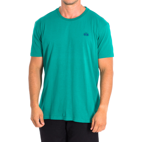 tekstylia Męskie T-shirty z krótkim rękawem La Martina TMR004-JS206-03104 Zielony