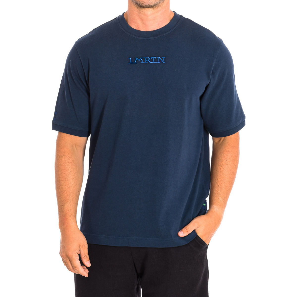 tekstylia Męskie T-shirty z krótkim rękawem La Martina TMR008-JS303-07017 Marine