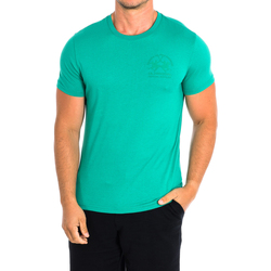tekstylia Męskie T-shirty z krótkim rękawem La Martina TMR011-JS206-03104 Zielony
