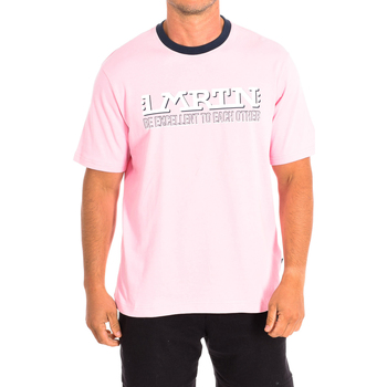 tekstylia Męskie T-shirty z krótkim rękawem La Martina TMR302-JS303-05157 Różowy