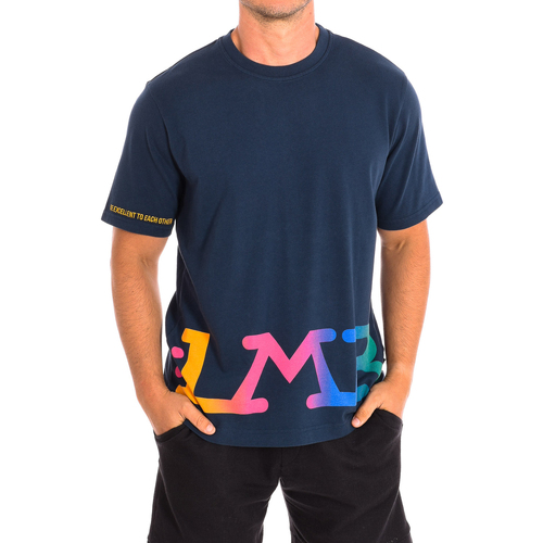 tekstylia Męskie T-shirty z krótkim rękawem La Martina TMR303-JS303-07017 Marine