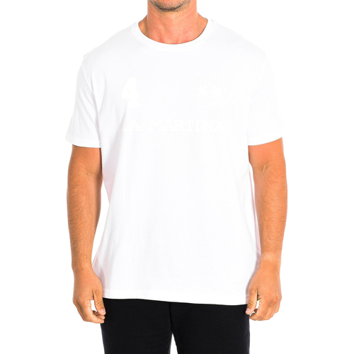 tekstylia Męskie T-shirty z krótkim rękawem La Martina TMR309-JS206-00001 Biały