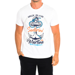 tekstylia Męskie T-shirty z krótkim rękawem La Martina TMR325-JS354-00001 Biały