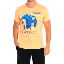 tekstylia Męskie T-shirty z krótkim rękawem La Martina TMR326-JS354-02055 Pomarańczowy