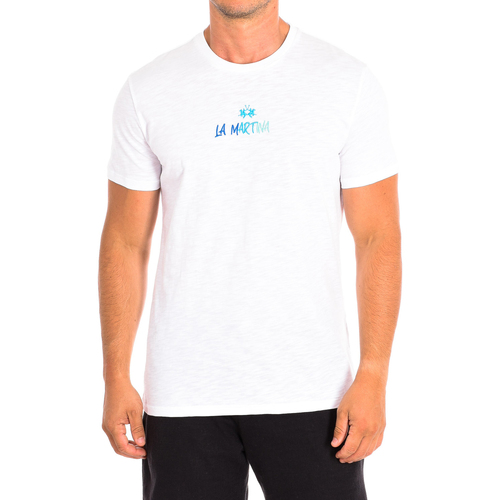 tekstylia Męskie T-shirty z krótkim rękawem La Martina TMR600-JS259-00001 Biały