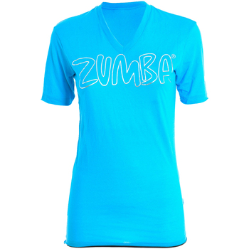 tekstylia T-shirty i Koszulki polo Zumba Z2T00144-AZUL Niebieski
