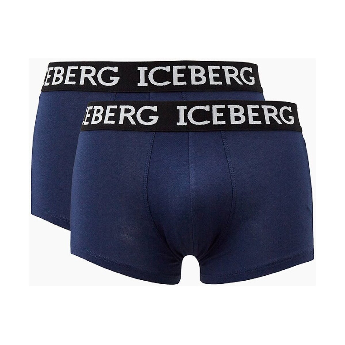Bielizna Męskie Bokserki Iceberg ICE1UTR02 Niebieski