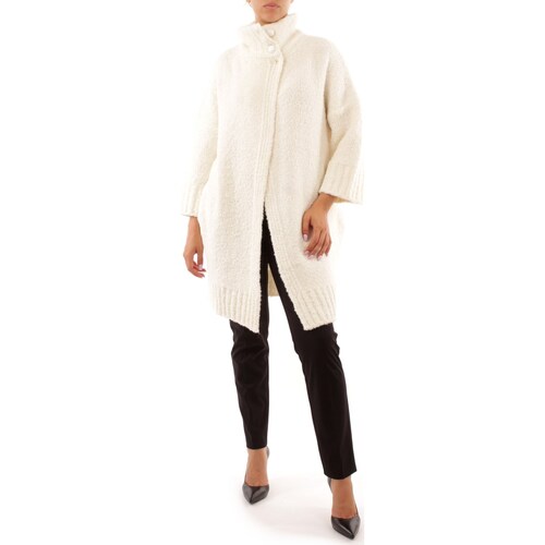 tekstylia Damskie Spodnie od garnituru   Liu Jo MF3166MA26O Biały