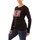 tekstylia Damskie T-shirty z długim rękawem Liu Jo WF3084JS923 Czarny
