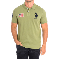 tekstylia Męskie Koszulki polo z krótkim rękawem U.S Polo Assn. 61431-246 Kaki