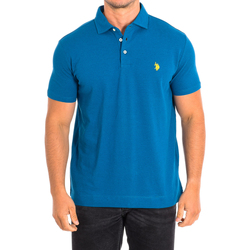 tekstylia Męskie Koszulki polo z krótkim rękawem U.S Polo Assn. 61462-239 Niebieski