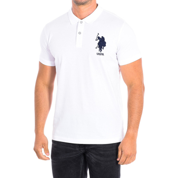 tekstylia Męskie Koszulki polo z krótkim rękawem U.S Polo Assn. 61662-100 Biały