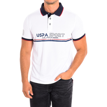 tekstylia Męskie Koszulki polo z krótkim rękawem U.S Polo Assn. 61798-101 Biały